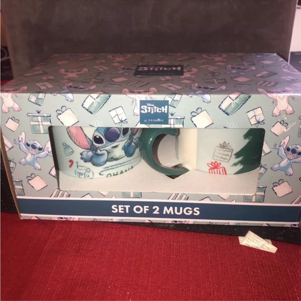 Lilo And Stitch Christmas mug 2 piece set